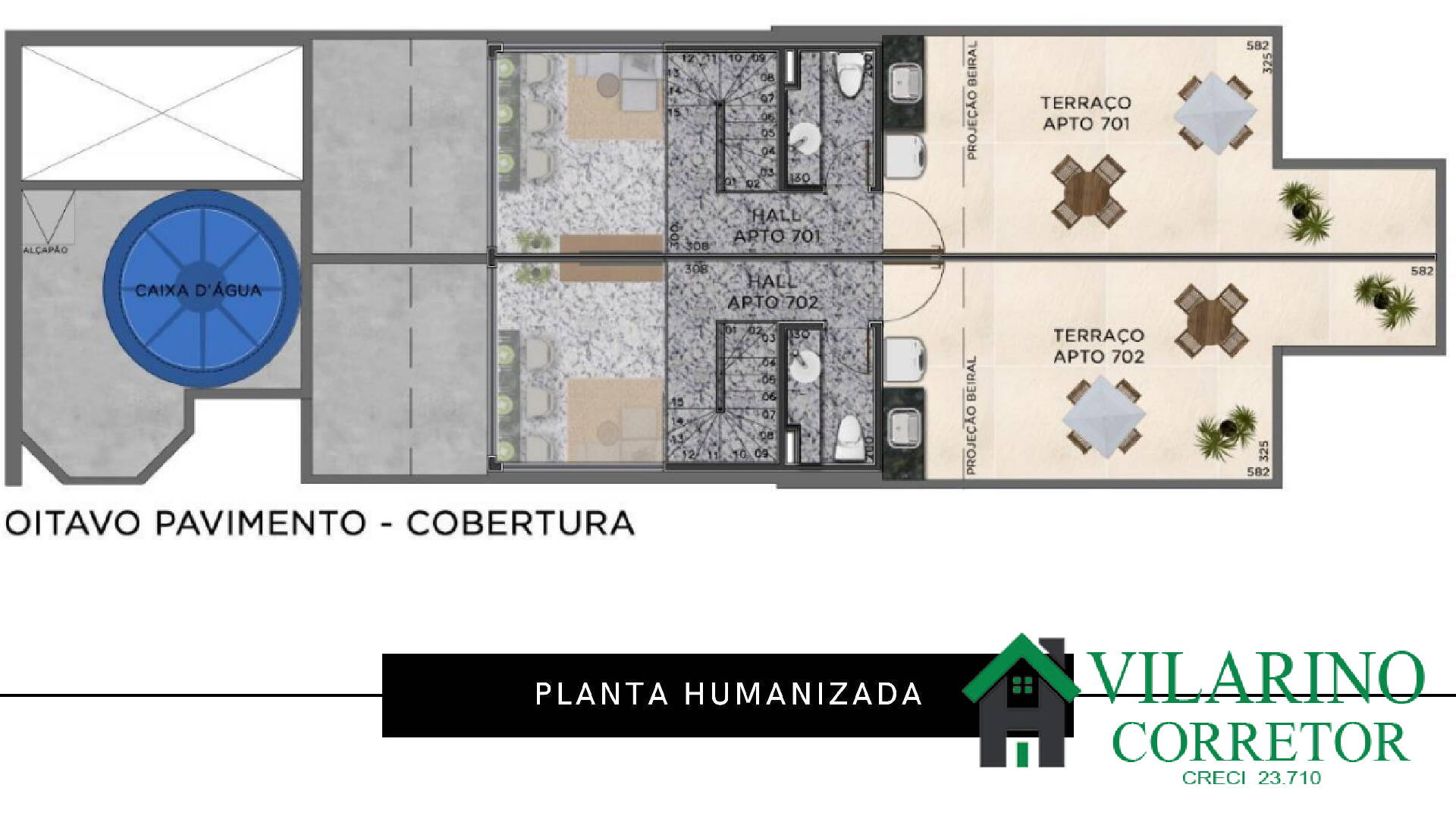 Cobertura à venda com 2 quartos, 70m² - Foto 3