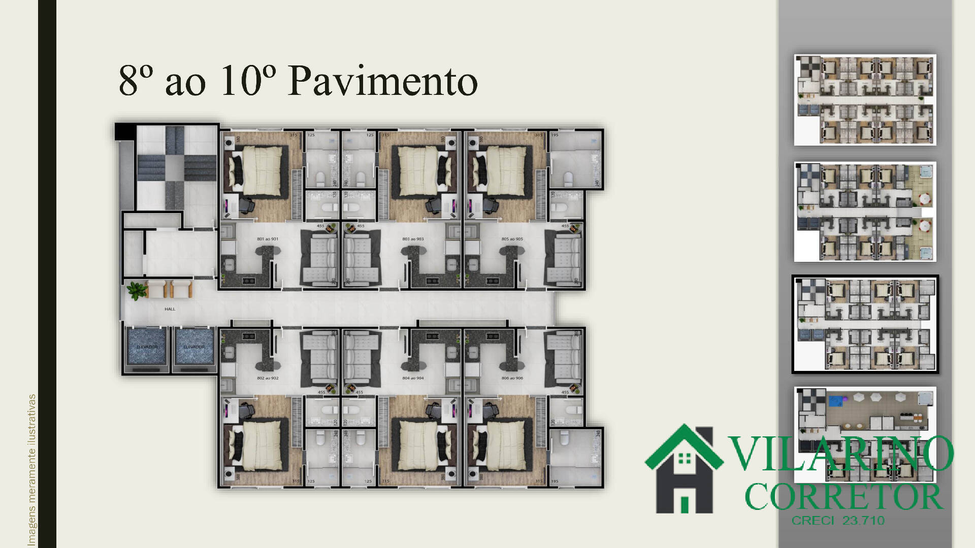 Apartamento à venda com 1 quarto, 25m² - Foto 9