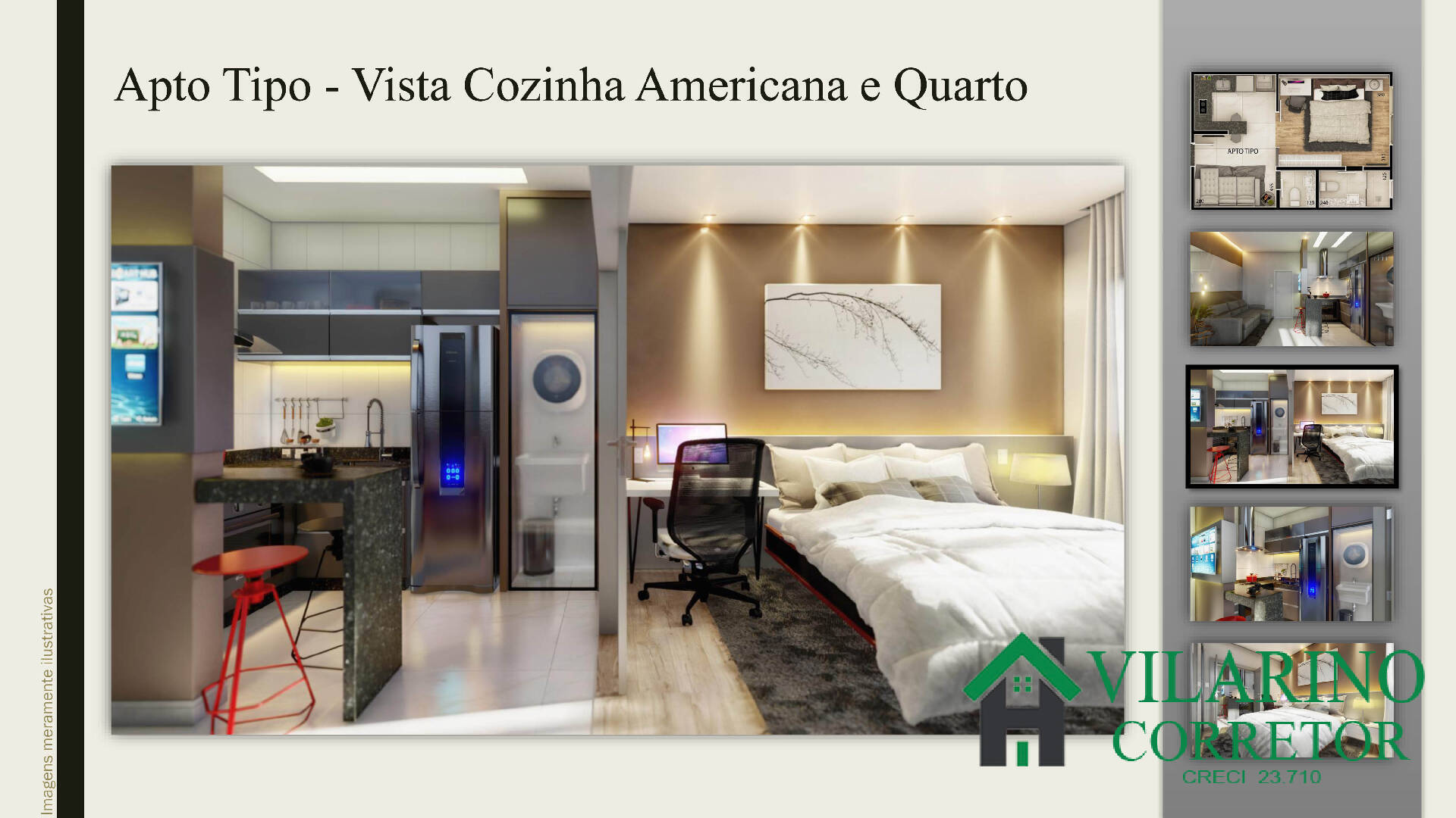 Apartamento à venda com 1 quarto, 25m² - Foto 6