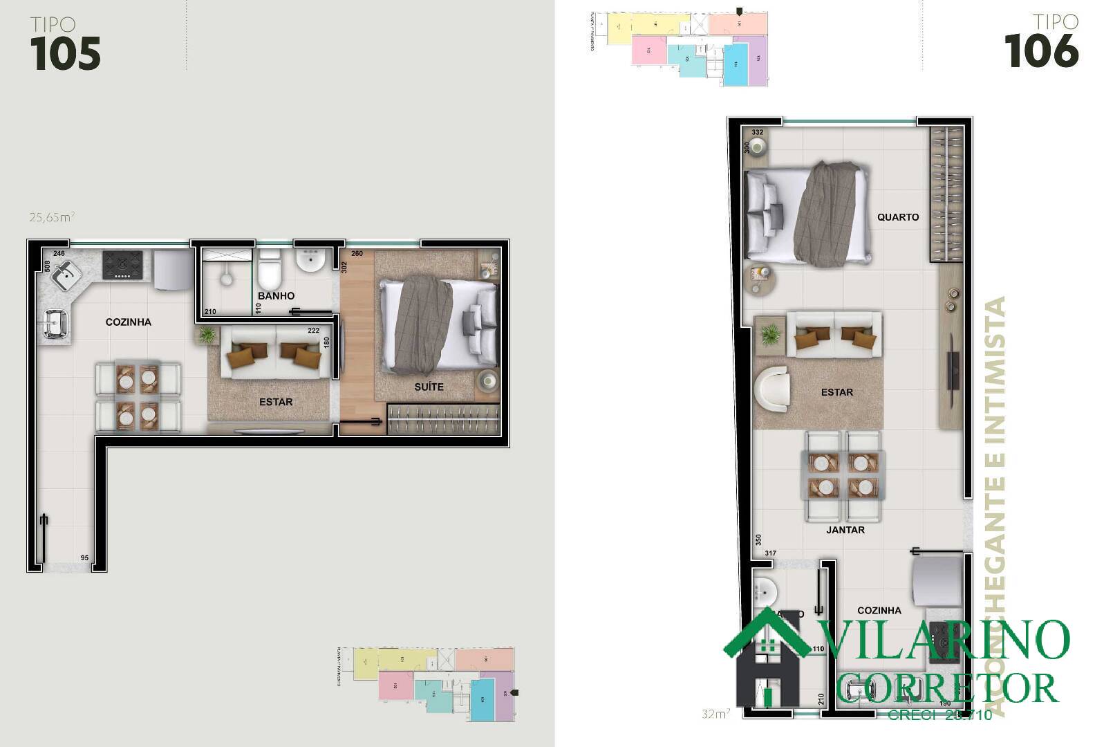 Apartamento à venda com 1 quarto, 24m² - Foto 13